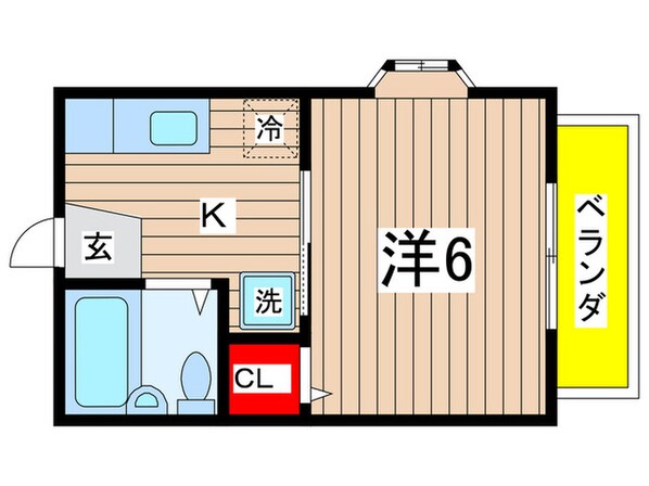 カサブランカ２の物件間取画像